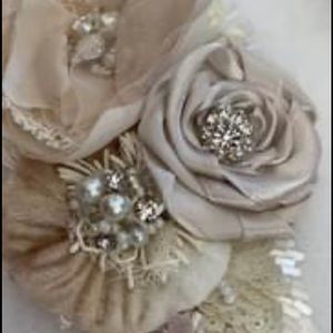 Lace flowers wedding belt